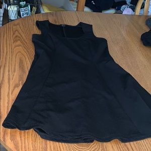 Black mini dress